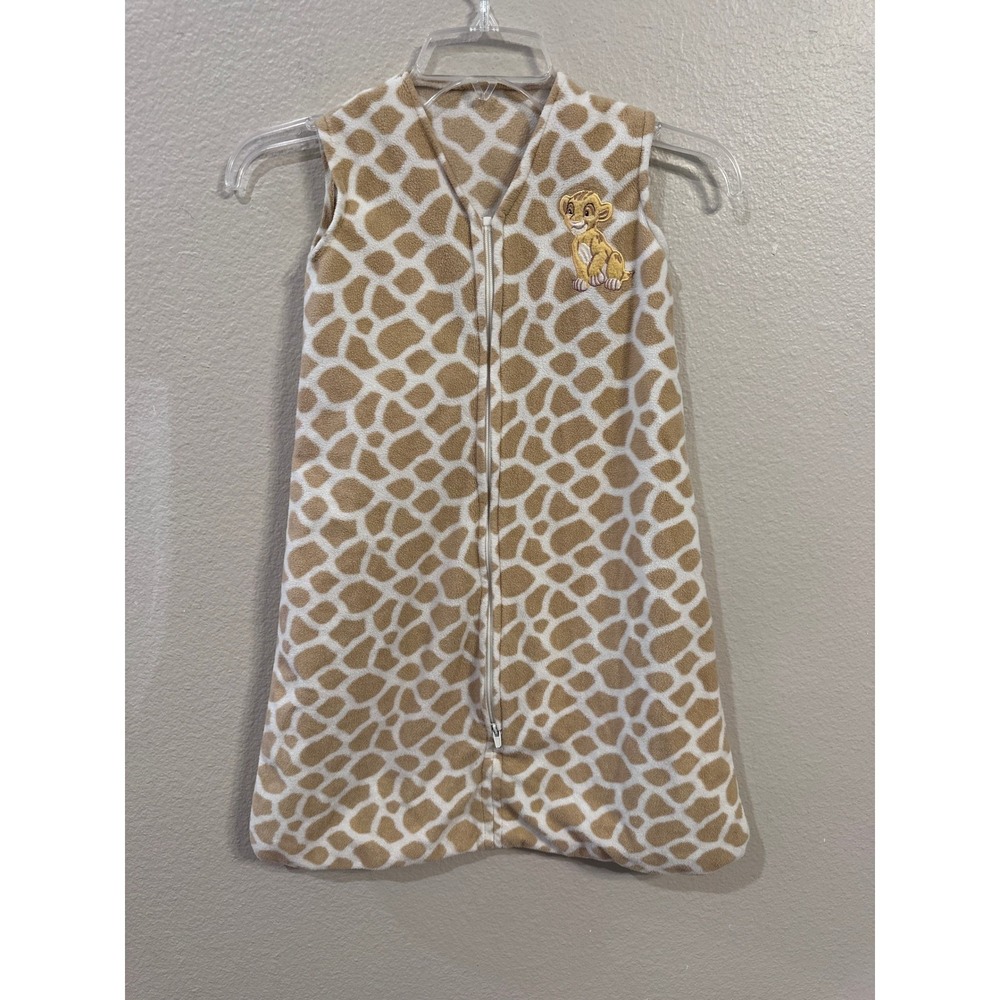 VINTAGE Disney Lion King Simba Baby Wearable Blanket Fleece Sleepsack Sleeper